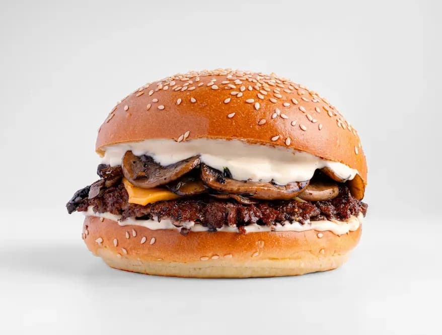 Mushroom Beef Burger
